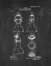 Head For Bottle-stoppers Patent Print - Chalkboard - £6.34 GBP+