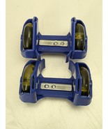 Fiyins Heel Wheel Skates for Shoes Adjustable One Size Blue - Missing 1 ... - $9.90