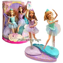 Year 2006 Barbie 12 Dancing Princess Doll Caucasian Princess Isla &amp; Hadley J8889 - £60.27 GBP