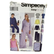 Simplicity Sewing Pattern 5782 Pants Top Hoodie Blanket Unisex Adult Size XS-XL - $9.89