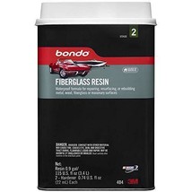 Bondo Fiberglass Resin, 00404, 0.9 Gallon Can - £59.39 GBP