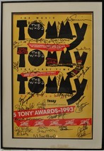 THE WHO - TOMMY Musical Signed Broadway Poster x28 - 18 1/4&quot;x 26 1/4&quot;  w/coa  - £1,328.15 GBP