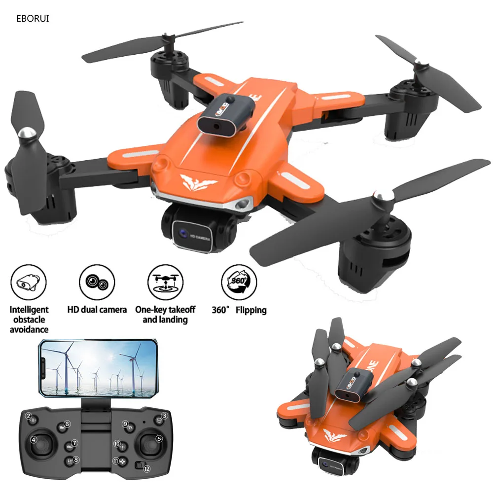 JJRC H109 RC Drone w/ 4 sides Avoid Obstacle WiFi FPV ESC 4K Dual Cams Optic - £51.15 GBP+