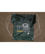 Green Bay Packers NFL Football Drawstring Bag Backpack Gym Bag Tailgate Bag - £11.00 GBP