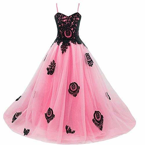 Long Gothic Black Lace Flower Girls Formal Bridesmaid Pageant Dresses Juniors Ro