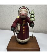 1998 VNTG ROTHENBURG KATHE WOHLFAHRT HANDMADE WOODEN GERMAN SANTA CLAUS ... - $20.00