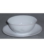 Noritake China WINDRIFT PATTERN Gravy Boat w/Attached Underplate - $19.79