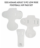 Adams USA #1333 3pc Adult Football Hip Pad Set Vinyl Foam Slotted Low Ri... - €29,99 EUR