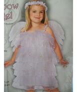 Cute White Angel Toddler Costume 2-4T Dress Wings Halo Cherub Celestial ... - $362.29 MXN