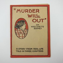 FW McNess Sanitary Medicines Murder Will Out Ad Booklet Lincoln Illinois... - $19.99