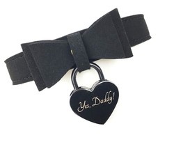 Bow Choker Collar Necklace Lolita Bow Collar - £61.40 GBP