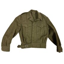 VTG 1955 US Army Wool Jacket Miller &amp; Gabbe Ltd Cropped Military Coat Sz... - $202.10 CAD