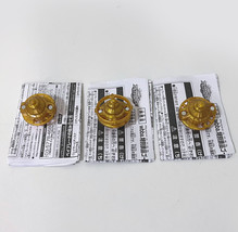 TAKARA TOMY Beyblade Burst Gold Performance Tips 3-Pack Fusion Survive &amp; Defense - £31.24 GBP