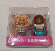 Fisher-Price Little People Barbie Toddler Toys Party 2 Figure Pack Ages 18M+ NEW - £4.66 GBP