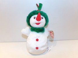 Snowgirl Ty Beanie Baby 2000 Christmas Snowlady  - £7.16 GBP