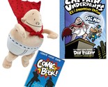 Dav Pilkey Adventures of Captain Underpants Toy Gift Set Book Plush Crea... - £63.00 GBP