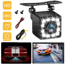 170 CMOS Car Rear View Backup Camera Reverse Night Vision Waterproof CAM Kit US - £17.62 GBP