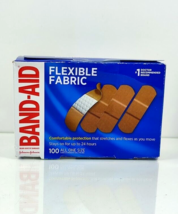Band-Aid Flexible Fabric Adhesive Bandages All One Size 100 Count - LOT230106 - £9.79 GBP