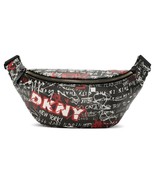 DKNY Womens Tilly Sling Bag,Black/Red Multi,One Size - £104.54 GBP