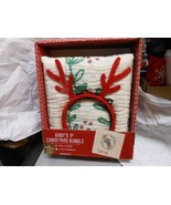 Hallmark Demdaco &quot;Baby’s 1st Christmas Bundle&quot; Photo Swaddle &amp; Antler He... - $873.57 MXN