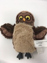 IKEA Vandring Uggla Owl Hand Puppet Plush 10&quot; Super Soft Stuffed Animal w/ Tags - £8.16 GBP