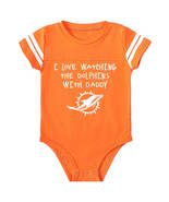 I Love Watching The Dolphins Onesie Baby Outfit - $20.00+