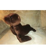 Aurora Destination Nation Seal Plush 12&quot; Brown Beanbag Stuffed Animal 20... - $22.76