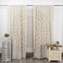 Popular Handicrafts Indian Hippie Bohemian Beautiful Elephant Mandala Curtain - £26.50 GBP