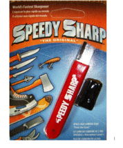 &quot;The Original&quot; Speedy Sharp Carbide Sharpener, Knife Sharpener,  red - £12.62 GBP