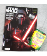 Star Wars Ultimate Coloring Activity Book w/ 2 Posters, Stickers 24 Crayons - £7.71 GBP