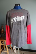 Boy&#39;s RBX Performance Never Stop Playing Gray/Red Long Sleeve T-Shirt ~XL(18-20) - £8.30 GBP