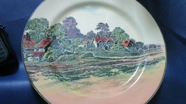 Royal Doulton Cabinet 10&quot; Plate English Village [#208] - £51.42 GBP