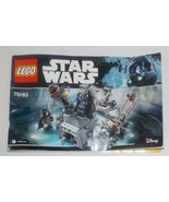 LEGO Star Wars DARTH VADER TRANSFORMATION 75183 Instruction Manual Only ... - £3.88 GBP