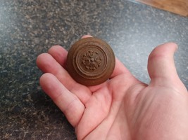 Antique Victorian Architectural Salvage Door Handle Cast Iron Embossed - $19.79