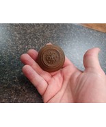 Antique Victorian Architectural Salvage Door Handle Cast Iron Embossed - $368.88 MXN