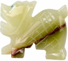 Green Onyx Dragon 2.5 Inch Spirit Animal - £15.69 GBP