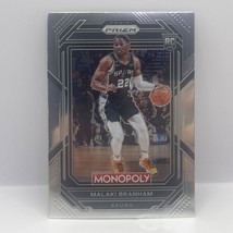 2022-23 Panini Monopoly Prizm Basketball Malaki Branham Base RC #81 Spurs - £1.57 GBP