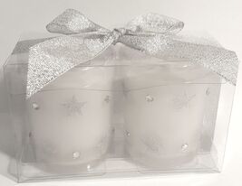 Silver Stars and Jewels Favor Votive Candle Set - Party Supplies - $1.82