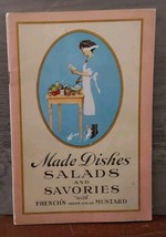 Frenchs Mustard Made Dishes Salads and Savories 1923 Cookbook Recipe Boo... - $14.00