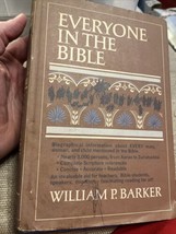 Everyone In The Bible by William Barker 1966 First Edition Study Reference HB DJ - £15.49 GBP