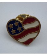 Heart of America Pin Avon, New In Box U.S.A. Patriotic American Flag pin. - $8.32 CAD