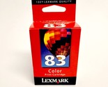 Genuine LEXMARK 83 Color Ink Cartridge OEM Original - $9.45