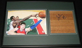 Larry Sanders BLOCK Signed Framed 12x18 Floorboard &amp; Photo Display Bucks - £71.21 GBP