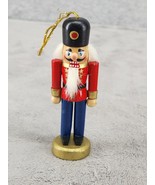 Cute Small Christmas Nutcracker Guard Ornament 4&quot; Tall - £6.31 GBP