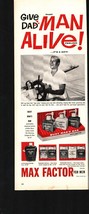 1959 Max Factor for Men Ad Give Dad That MAN ALIVE Feeling nostalgic b5 - $21.21