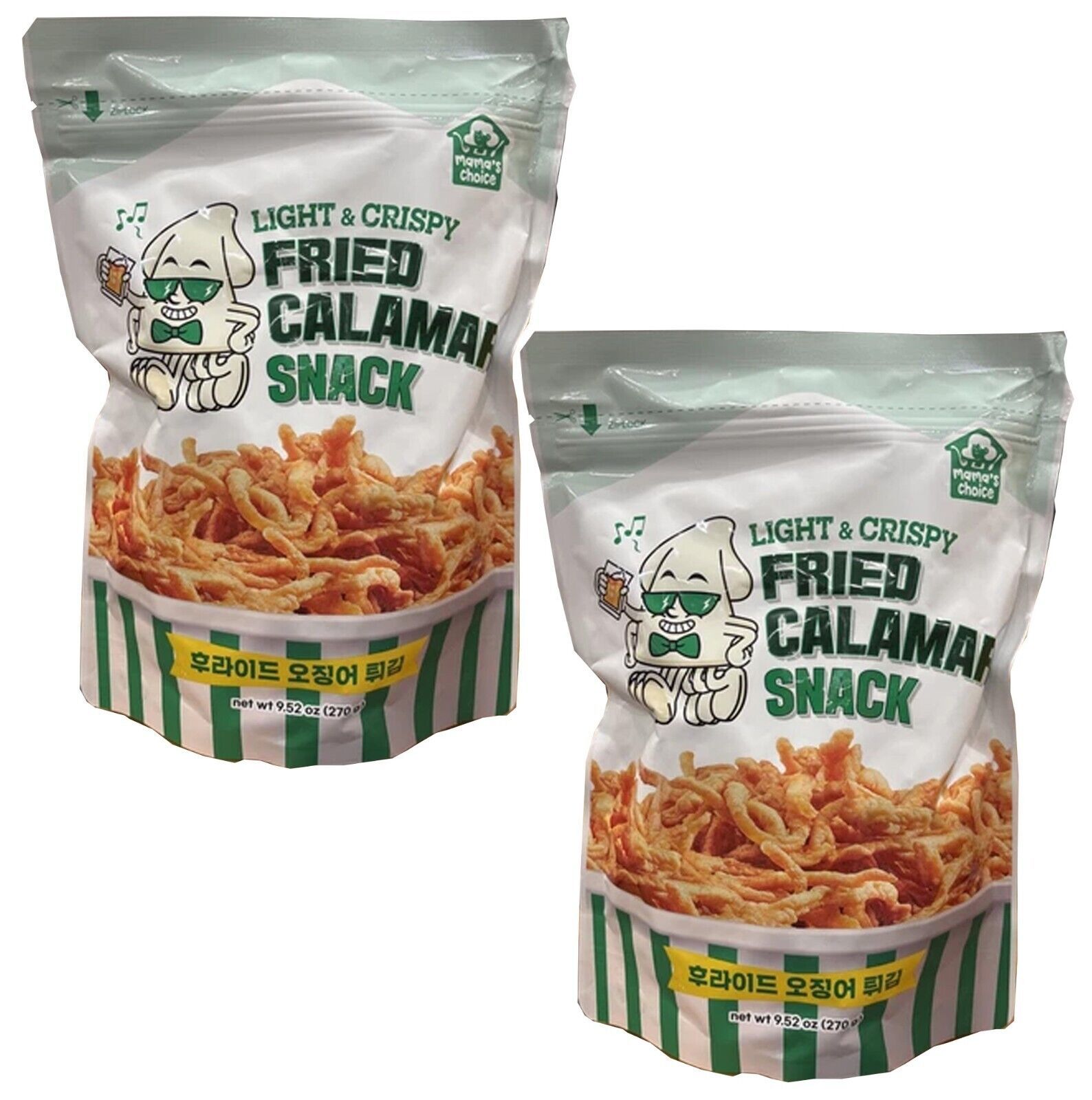 2 Packs Mama&#39;s Choice Fried Calamari Snack, 9.52 Oz - $45.20