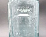 C I Hood &amp; Co Hoods Sarsaparilla Lowell Mass Embossed Aqua Bottle 1800’s... - £47.18 GBP