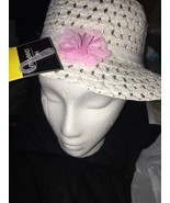 White Fashion Sun Hat Spring One Size Fits All-BRAND NEW-SHIPS N 24 HOURS - $17.45 CAD