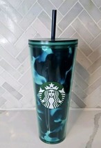 Starbucks Teal Turquoise Wave Tumbler, 24oz - Green 2020 &quot;Limited Edition&quot; - $20.74