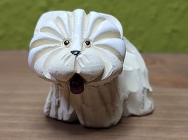 Artesania Rinconada 212 White Terrier Puppy Dog Figurine Classic Collect... - $510.54 MXN